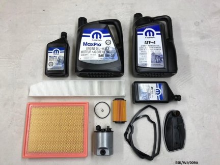 Large Service KIT for Jeep Grand Cherokee WJ 2.7CRD 2001-2004 ESK/WJ/009A 5W30