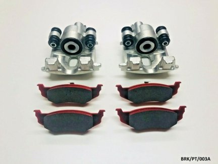 2x Rear Brake Caliper & brake Pads for Chrysler PT Cruiser 2001-2010 BRK/PT/003A