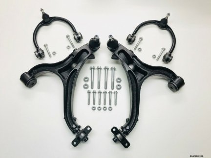 2 x Lower & Upper Front Arm for Jeep Grand Cherokee WK 2005-2010 SCA/WK/010A