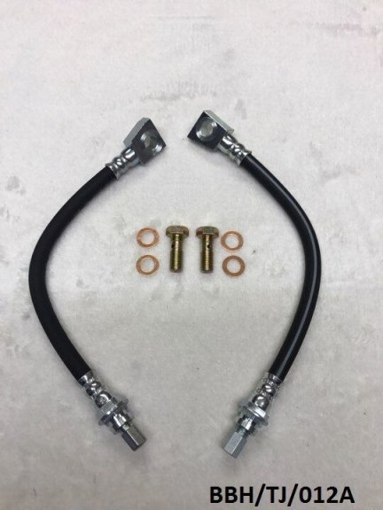2 x Rear Brake Hose & Banjo Bolt for Jeep Wrangler TJ 2003-2006 BBH/TJ/012A