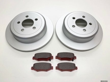 2 x Rear Brake Disc & brake Pads for Jeep Liberty KK 2008-2012 BBD/KK/002A