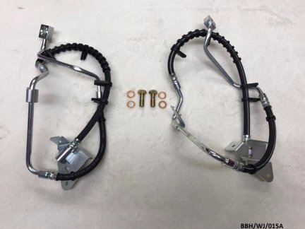 2 x Front Brake Hose & Bolt for Jeep Grand Cherokee WJ 2003-2004 BBH/WJ/015A