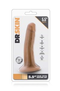 Dildo-DR. SKIN 5.5INCH COCK WITH SUCTION CUP
