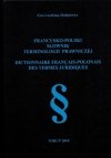 Francusko-polski słownik terminologii prawniczej
