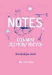 Notes do nauki języków obcych (okładka pudrowy róż)