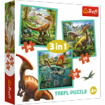 Puzzle 3w1 (20,36,50) Niezwykły świat dinozaurów 34837