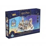 Puzzle 197 3D Harry Potter Zamek Hogwart w śniegu LED