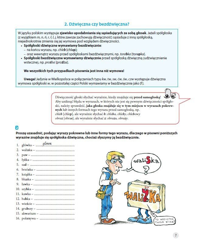 Język Polski ćwiczenia Klasa 5 Ortografia polska w ćwiczeniach dla obcokrajowców - Ćwiczenia - Polski