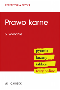 Prawo karne. Pytania. Kazusy. Tablice. Testy online 