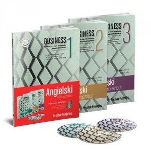 Angielski w tłumaczeniach Business. Komplet książek 1, 2, 3 z płytami CD 