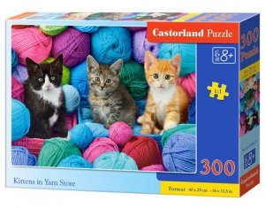 Puzzle Kittens in Yarn Store 300