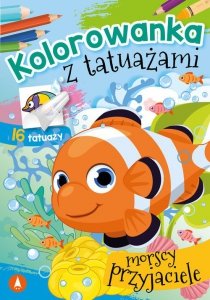 Kolorowanka z tatuażami Morscy przyjaciele