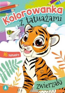 Kolorowanka z tatuażami Zwierzaki