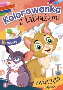 Kolorowanka z tatuażami Zwierzęta domowe
