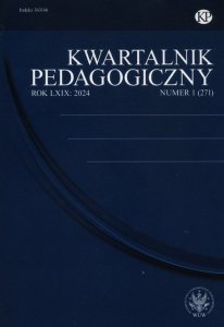 Kwartalnik Pedagogiczny 2024/1 (271). Interdyscyplinarne podejścia do zdrowia, edukacji i wsparcia społecznego: Badania nad rozw