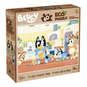 Puzzle Eco 60 dwustronne Bluey