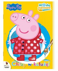 Peppa Pig. Wodą malowane. Chlup w kałużę!