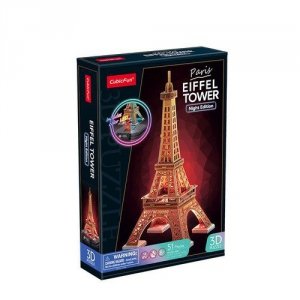Puzzle 3D LED Wieża Eiffla