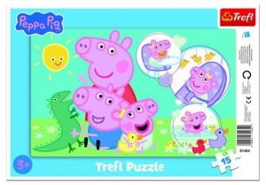 Puzzle ramkowe Świnka Peppa, Najmilsza świnka 15