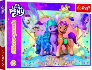 Puzzle z brokatem My Little Pony Błyszczące kucyki 100
