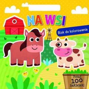 Na wsi Blok do kolorowania