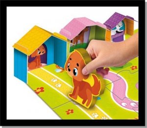 Montessori Baby Wood Dziecięca farma