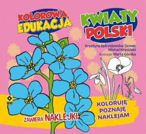 Kwiaty polski kolorowa edukacja