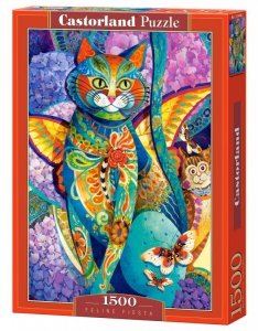 Puzzle 1500 Kocia fiesta C-151448-2