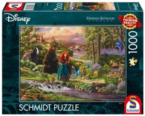 Puzzle 1000  PQ T. Kinkade Merida waleczna 112965