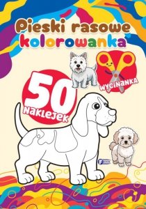 Pieski rasowe. Kolorowanka