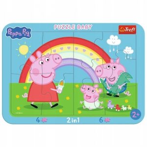 PUZZLE Ramkowe Baby Mała Peppa Peppa Pig 80030
