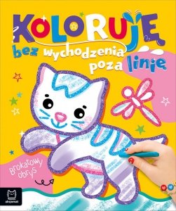 Kotek. Brokatowa kolorowanka