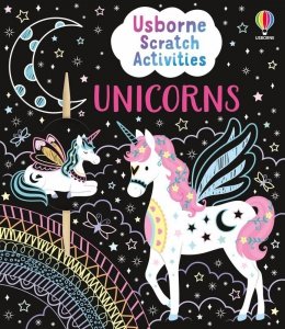 Unicorns. Usborne Scratch Activities wer. angielska