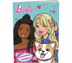Mattel Barbie Kolorowanka z naklejkami NA-1112