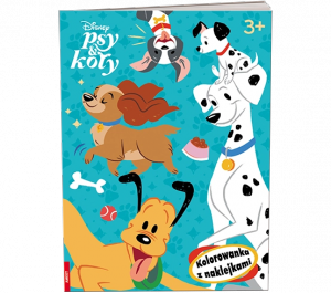 Disney Psy & Koty Kolorowanka z naklejkami NA-9148