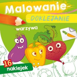 Malowanie-doklejanie. Warzywa Naklejki 