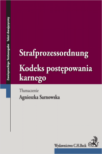 Kodeks postępowania karnego. Strafprozessordnung