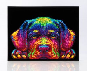 Diamond Dotz. Haft diamentowy dla dorosłych. Neonowy pupil