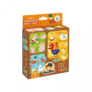 CzuCzu. Puzzle Zwierzęta małe i duże