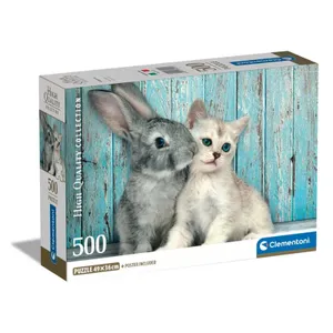 Puzzle 500 elementów. HQ  Cat&Bunny