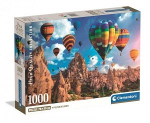 Puzzle 1000 elementów. Compact. Balloons in Cappadocia