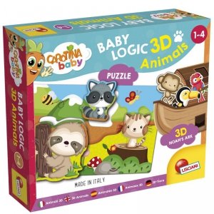 Carotina Baby Logic 3D zwierzęta. 92536 LISCIANI