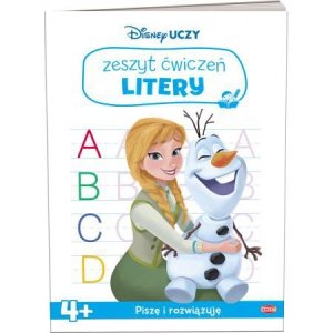 Disney Uczy. Kraina Lodu. Zeszyt ćwiczeń. Litery