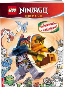 LEGO Ninijago. Kolorowanka z naklejkami. Wydawnictwo Ameet