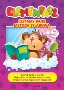 Elementarz - czytamy bajki metodą sylabową oprawa twarda