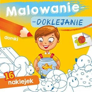 Malowanie - doklejanie. Domki