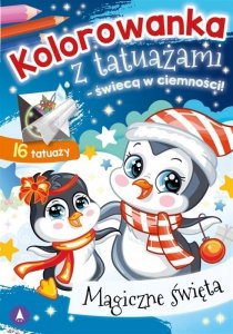 Kolorowanka z tatuażami – świecą w ciemności! Magiczne święta