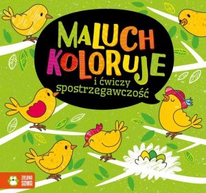 Maluch koloruje i ćwiczy spostrzegawczoś