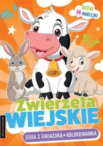 Kolorowanka. Seria z gwiazdką. Zwierzęta wiejskie