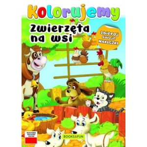 Kolorujemy. Zwierzęta na wsi